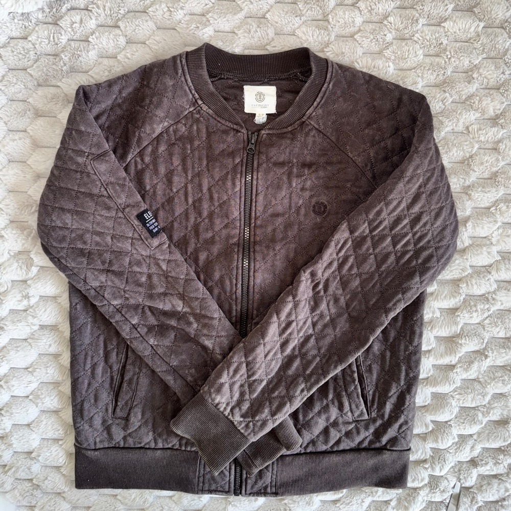 Element Eden quilted bomber jacket